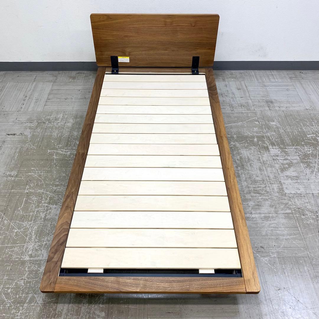 MUJI 無印良品 良品計画 ベッドフレーム シングルベッド ウォールナット
