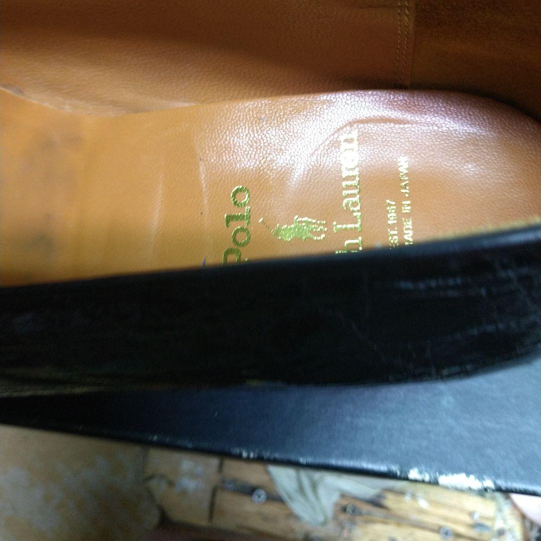 Polo Ralph Lauren ブラックローファー クロコダイル