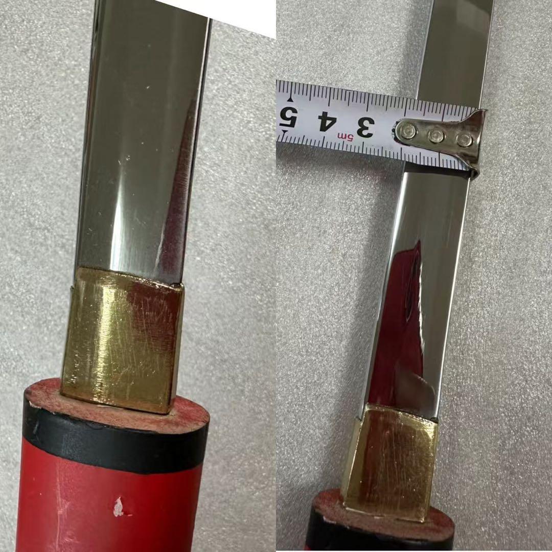 杖刀 模造刀 蒔絵 鞘付き長さ100cm 鞘抜き重さ380g