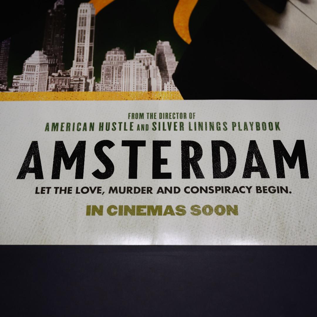 映画館用両面ポスター】アムステルダム / Amsterdam Ver.B