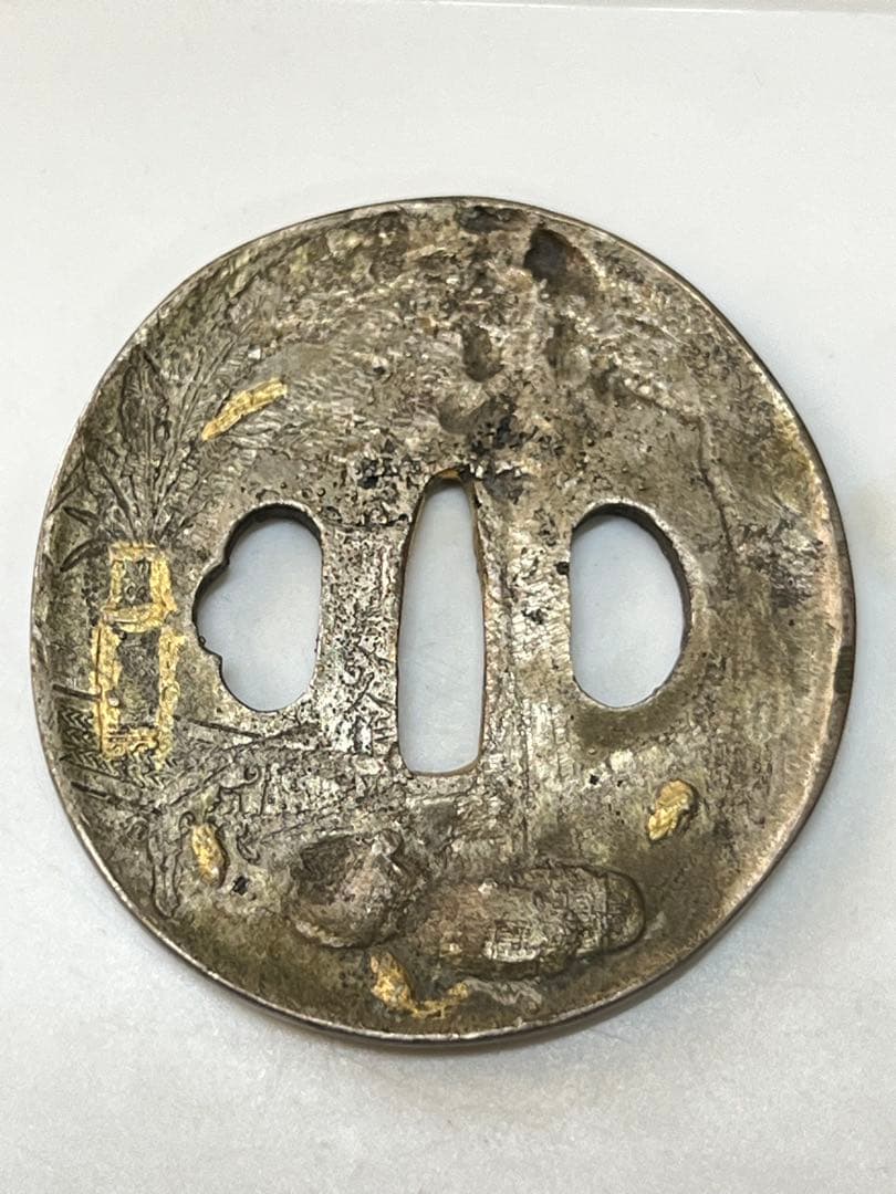 極上 刀鍔 象嵌。BL2-79