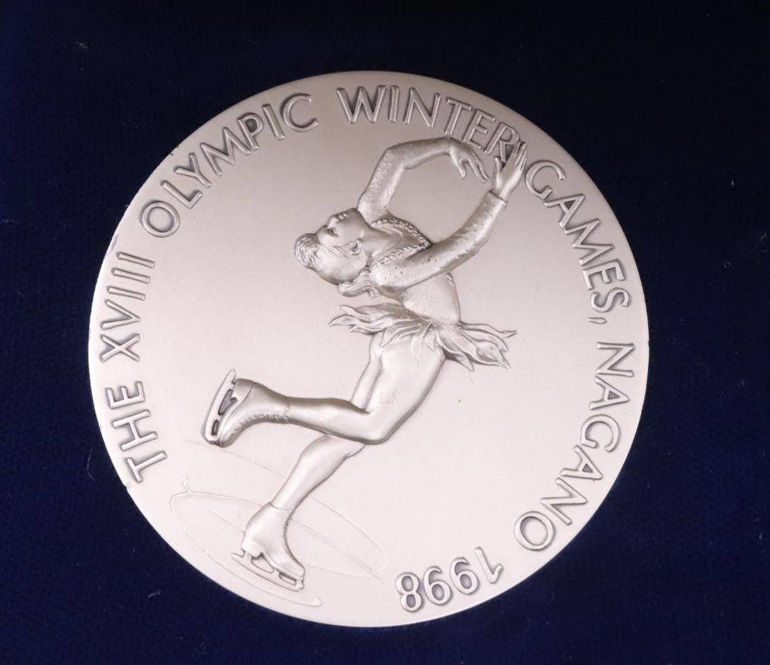 ◇長野オリンピック 公式記念メダル 第2次発行 純銀 ブロンズ