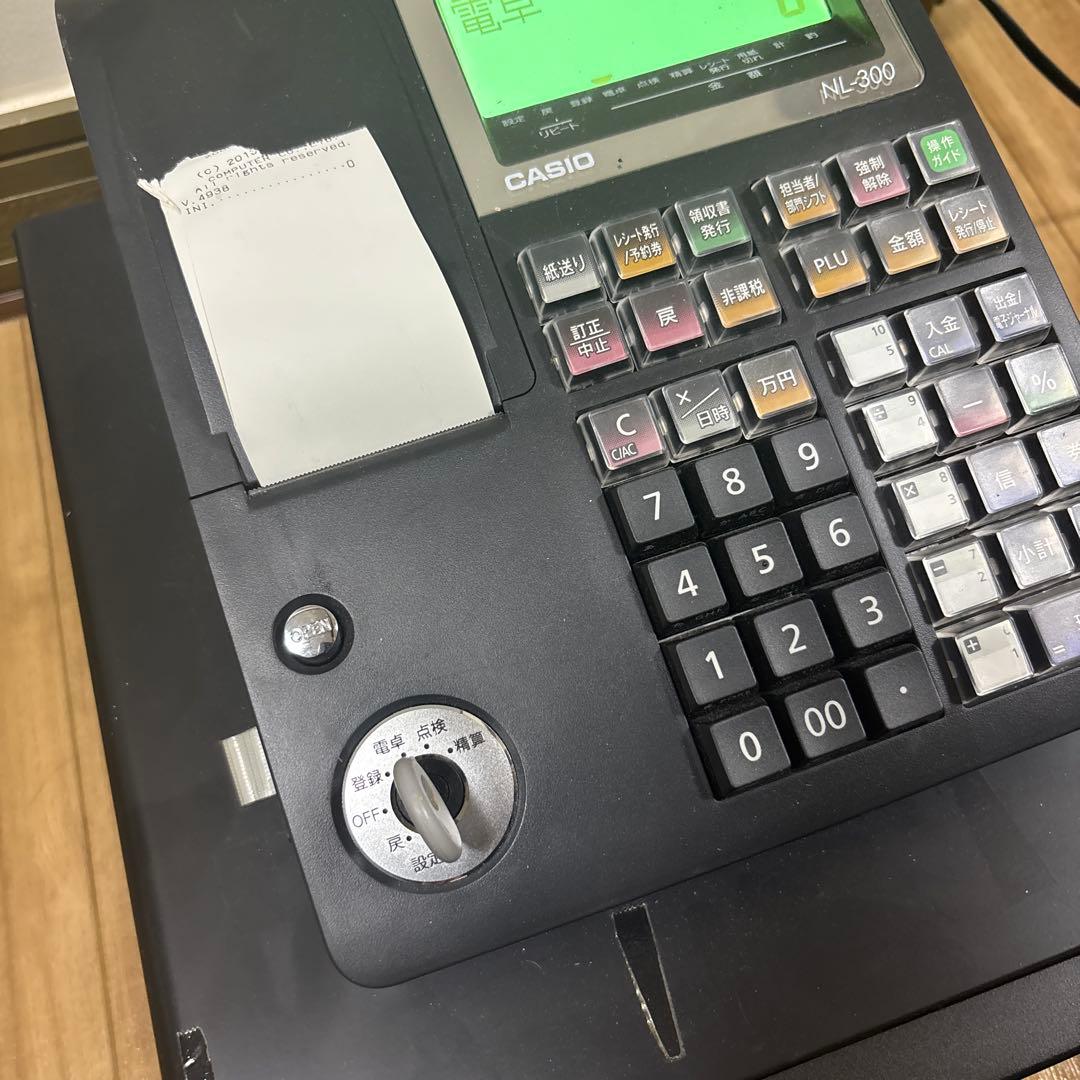 CASIO カシオ NL-300 レジ 100v カシオ計算機の通販はau PAY