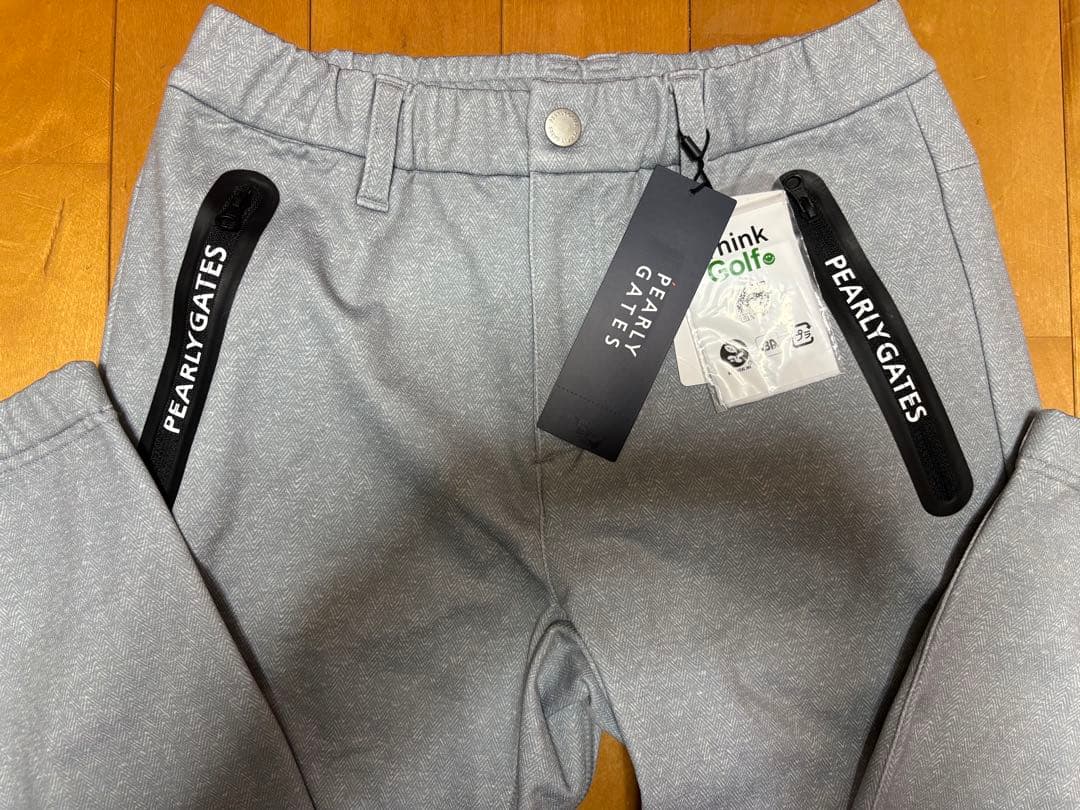 新品 パーリーゲイツ グレー 裏起毛 ジョガーパンツ サイズ00