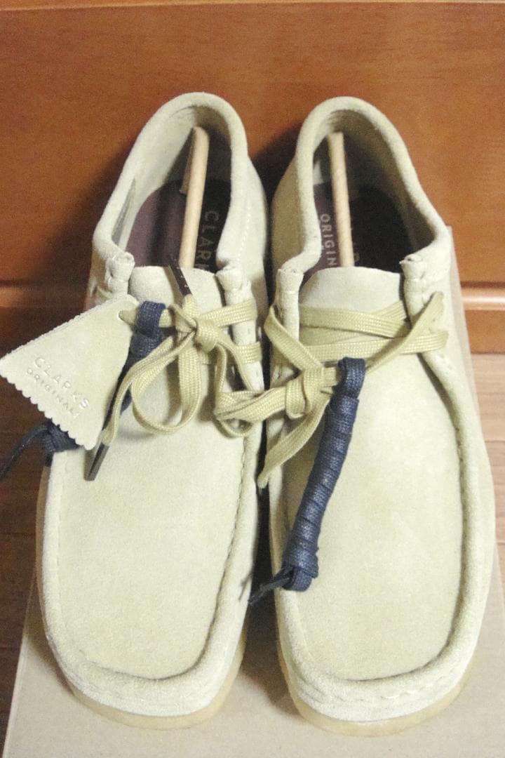 クラークス ワラビー メープルスエード UK8.5 42.5 26.5cm