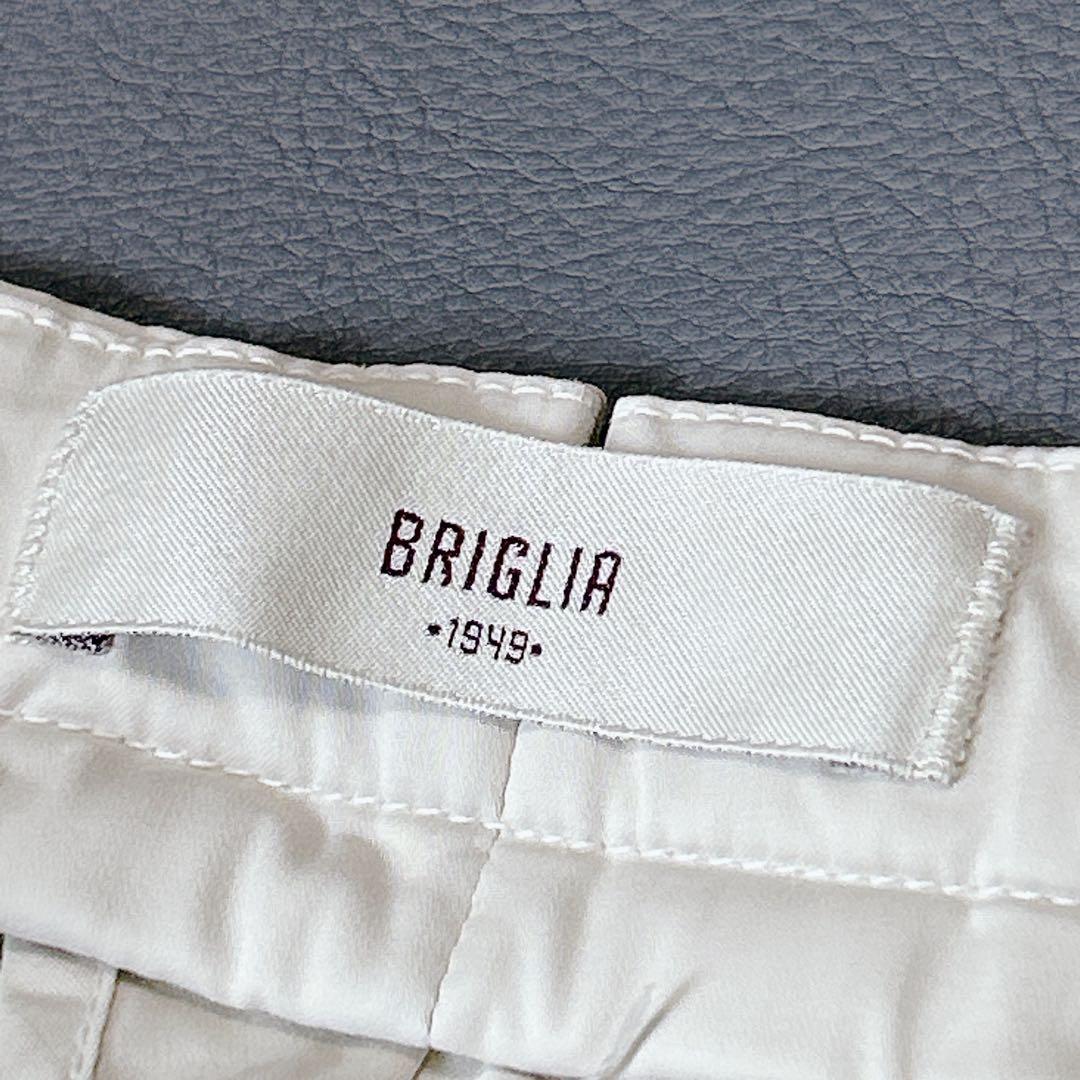 新品✨BEAMS別注✨《BRIGLIA 1949》1プリーツ ストレッチパンツ