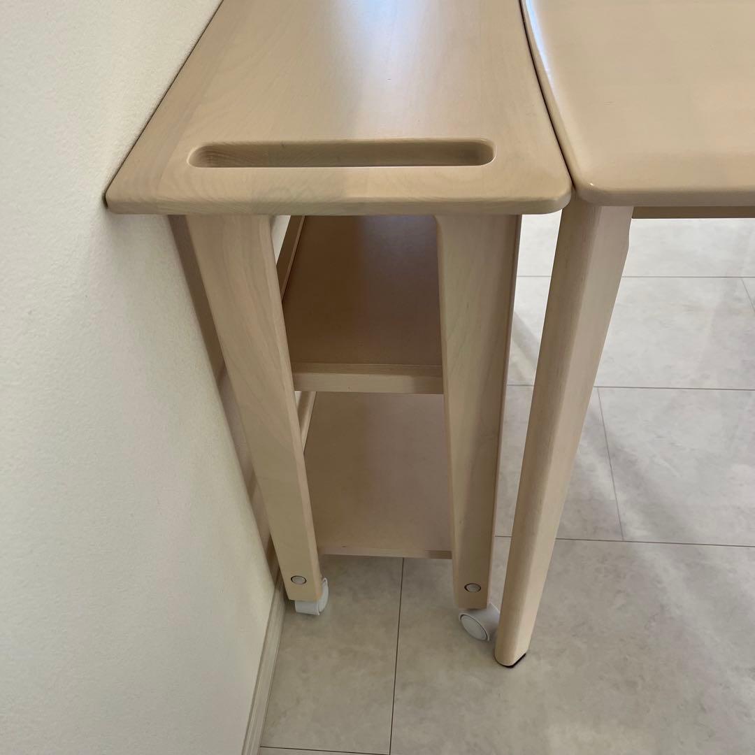 ニトリ｜アルナス｜ダイニングテーブル｜120×80｜ワゴン付き｜※椅子は対象外