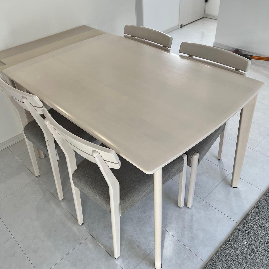 ニトリ｜アルナス｜ダイニングテーブル｜120×80｜ワゴン付き｜※椅子は対象外