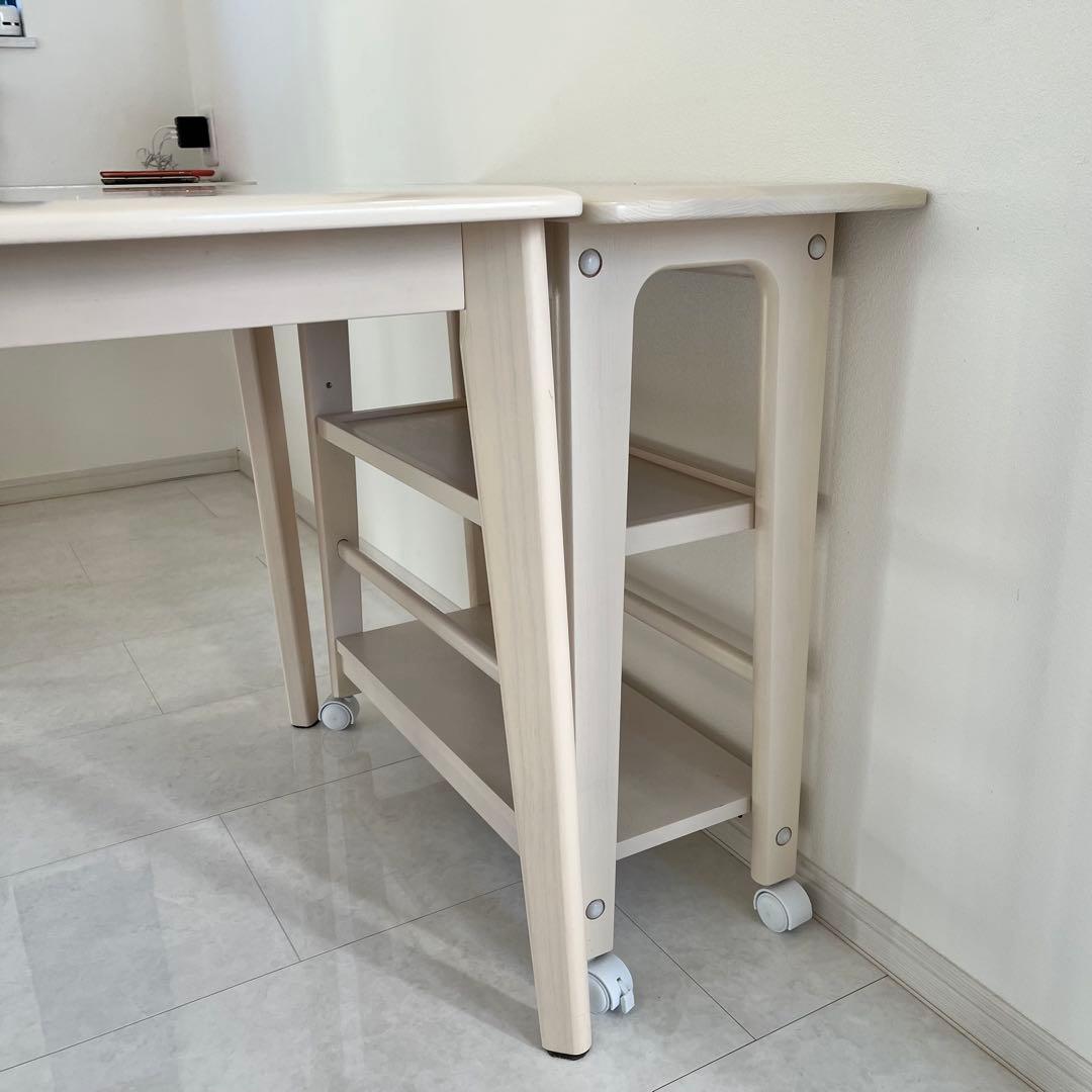 ニトリ｜アルナス｜ダイニングテーブル｜120×80｜ワゴン付き｜※椅子は対象外