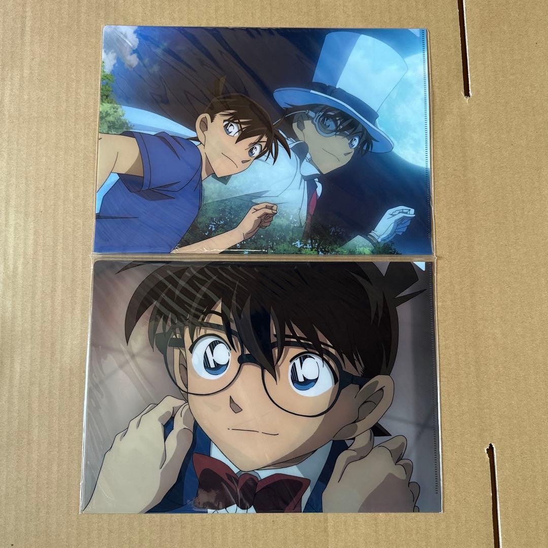 名探偵コナン 紺青の拳 場面写クリアファイルセット 工藤新一 毛利蘭