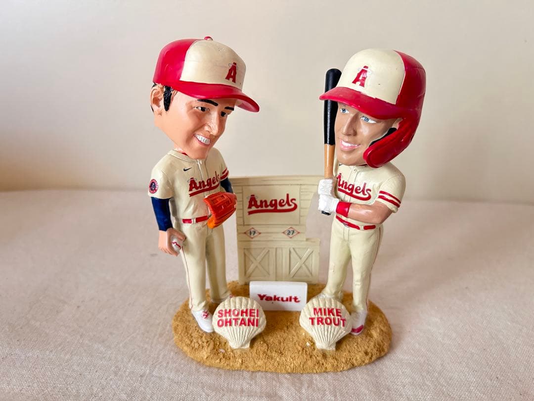 来場者限定⭐︎大谷翔平&マイクトラウト ボブルヘッド