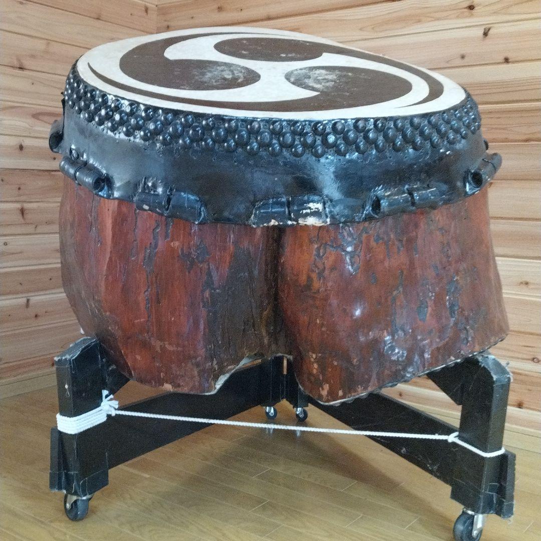 世界に1台の超貴重な巨大和太鼓・大太鼓・大杉胴】アンティーク、
