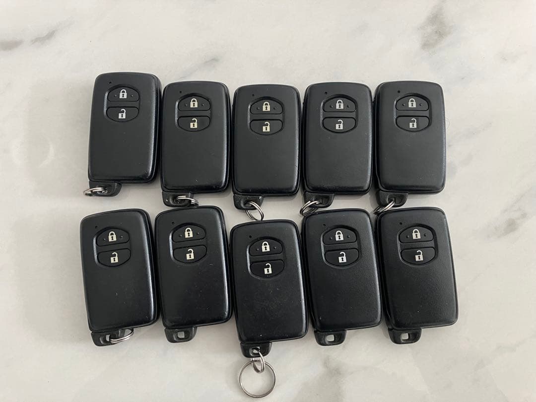 初期化済み　トヨタ スマートキー 10個セット