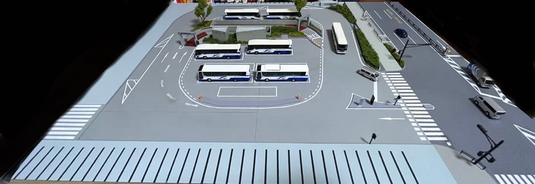 東京駅日本橋口 ジオラマのみ Nゲージサイズ ベスト 1/150 バスコレ用