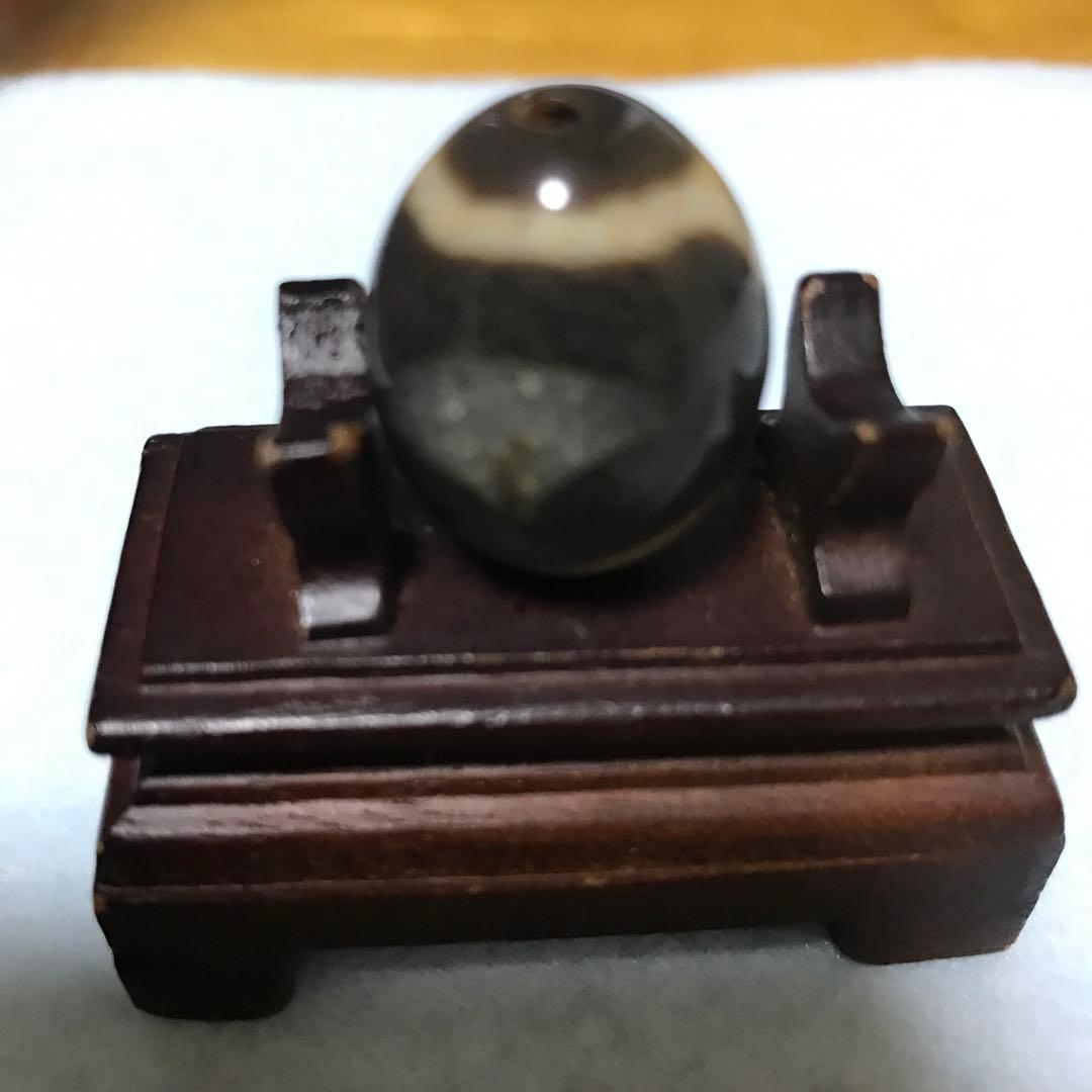 N*a様 超激レア珍品‼︎ 小盧至純　丸型一眼天珠　水晶共生