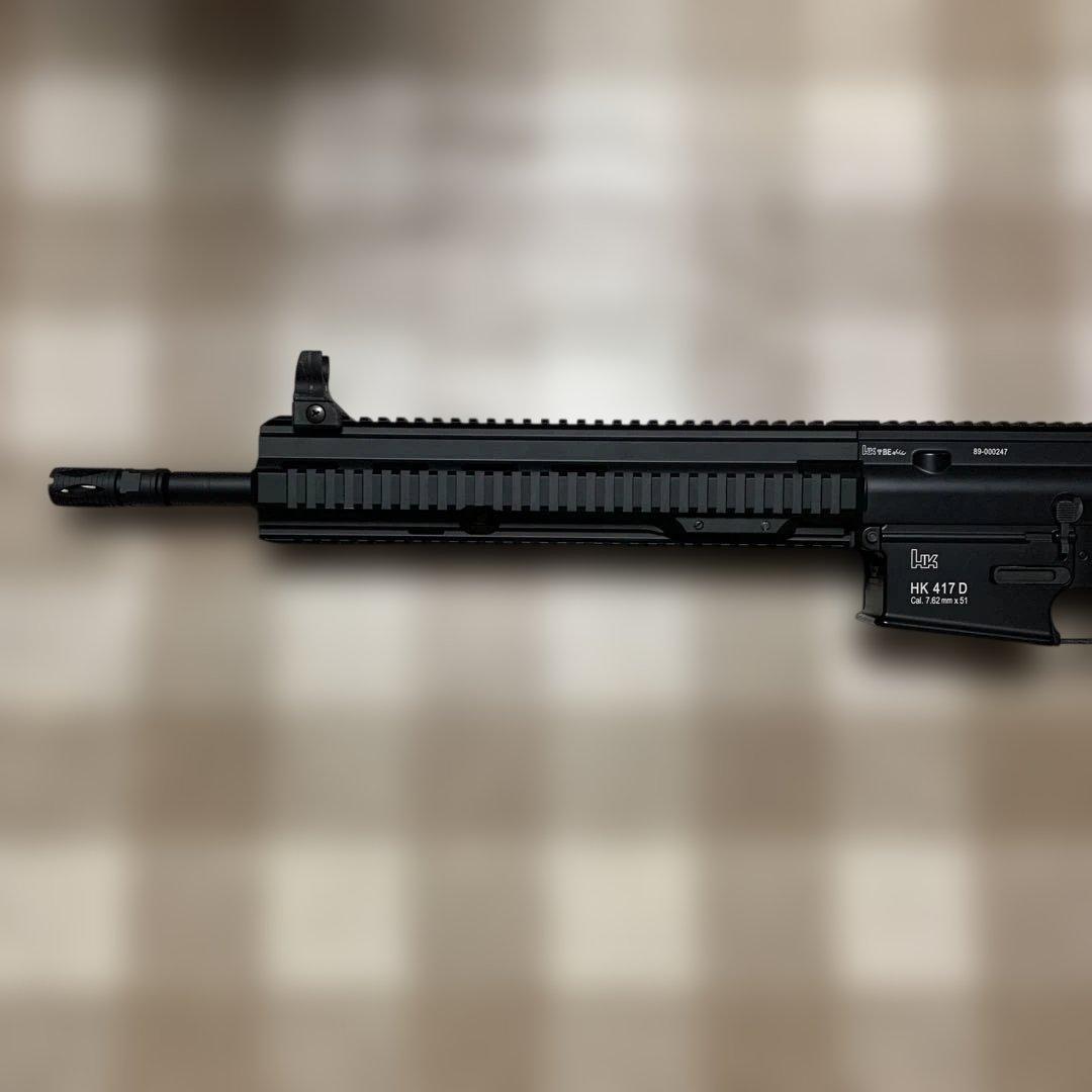 HK417 次世代電動ガン スペアマガジン2個 バッテリー付属