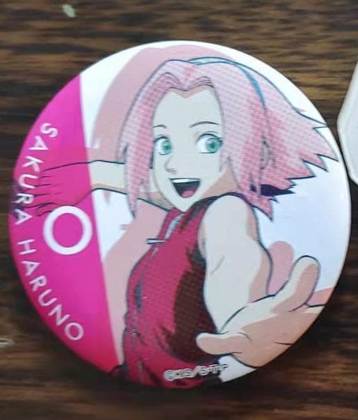 NARUTO 春野サクラ 缶バッジ ジャンプフェスタ2017 ぴえろ