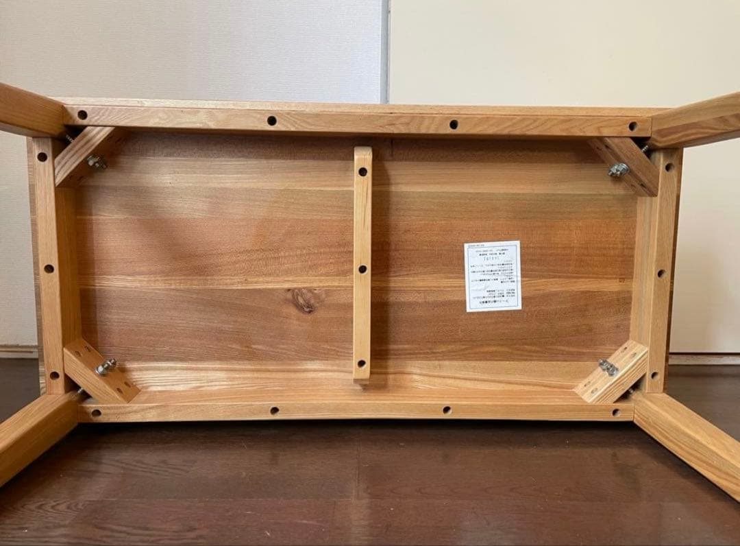 終売品 MUJI 無印良品 タモ材 木製ローテーブル｜楽天市場】無印良品