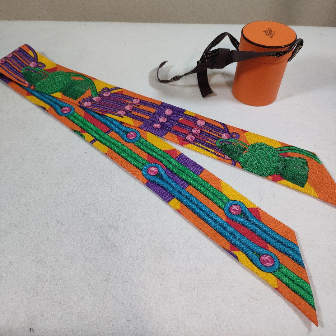 P1 超美品　エルメス　HERMES　ツイリー　スカーフ　シルク 楽天市場】【LaGアウトレット】HERMES エルメス Twilly Scarf ツイリー