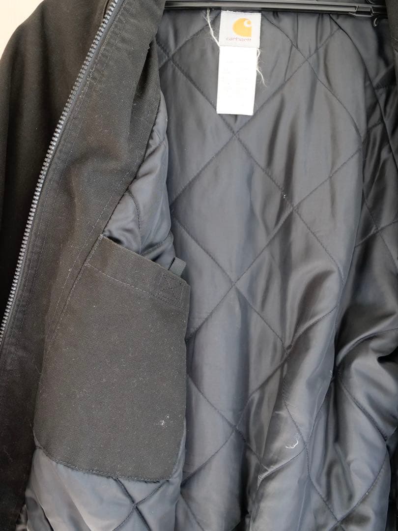 M*.様 Carhartt フード付きブラックジャケット