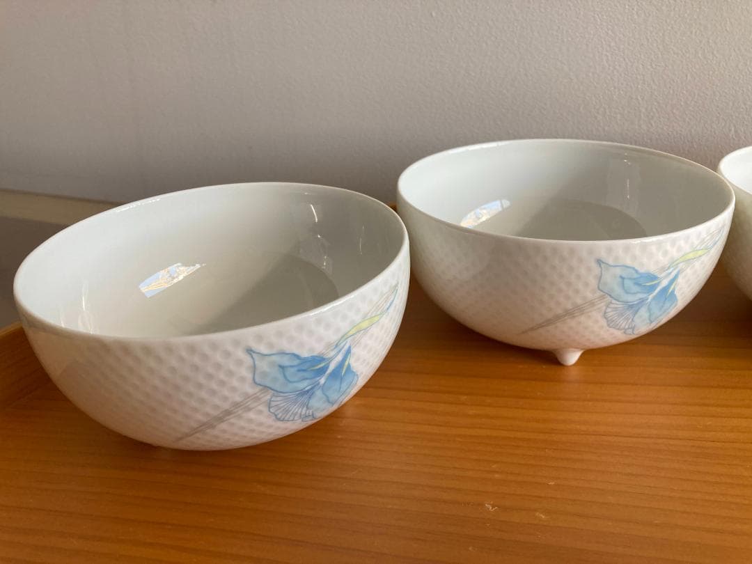 ローゼンタール ボウル 5客 小鉢 タピオ・ヴィルカラ 水玉 脚付き