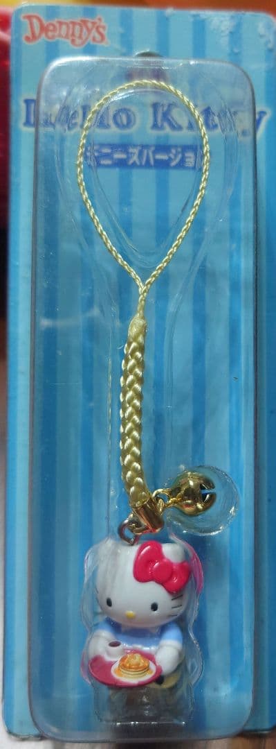 超激レア☆ハローキティ☆デニーズバージョン根付☆2004☆Denny'sコラボ