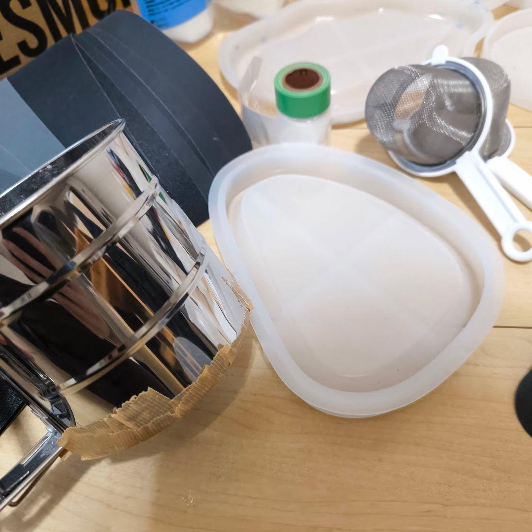 ジェスモナイト AC100 セット 顔料5色・モールド・金箔・道具一式