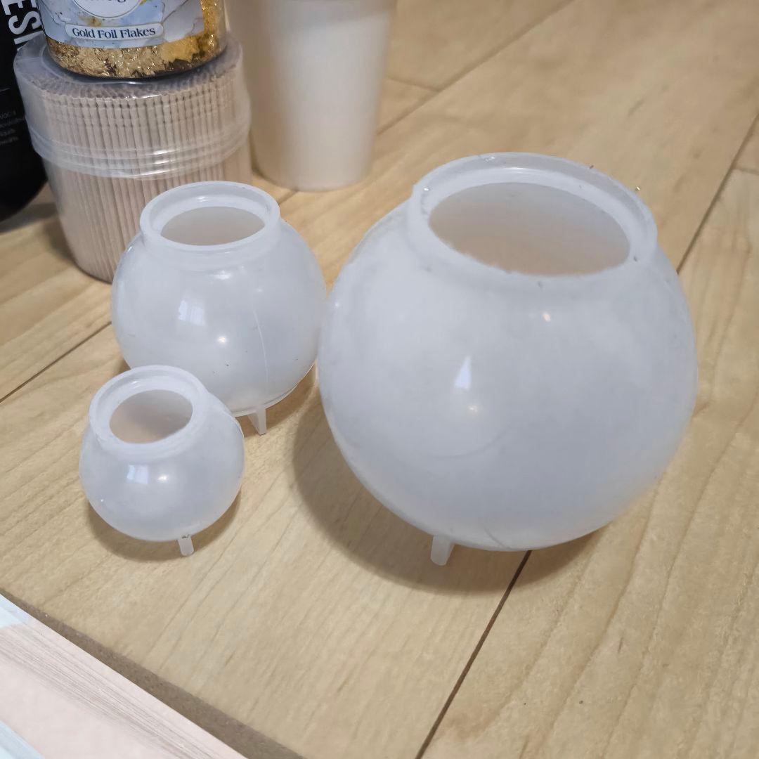 ジェスモナイト AC100 セット 顔料5色・モールド・金箔・道具一式