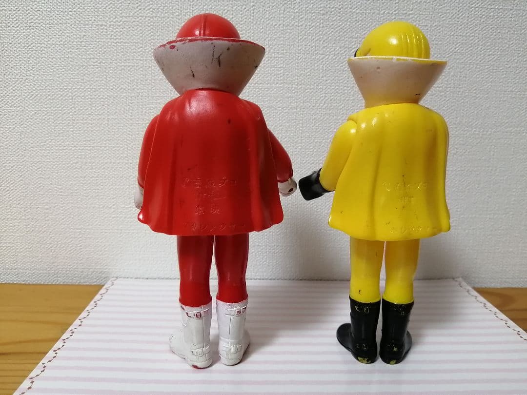 腕の内部破損アリ！！】戦隊ヒーローゴレンジャー ソフビ 赤 黄 2体セット