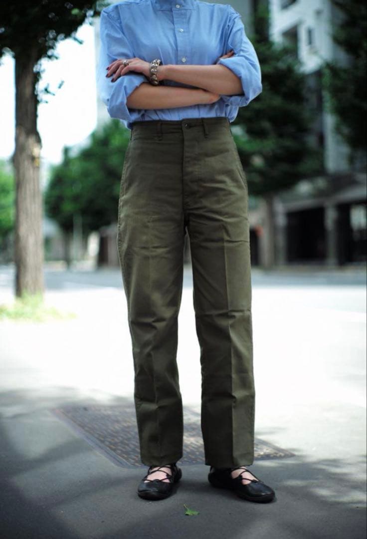 ANATOMICA chino ヘリンボーン パンツ アナトミカ チノⅡ ヘリンボーン