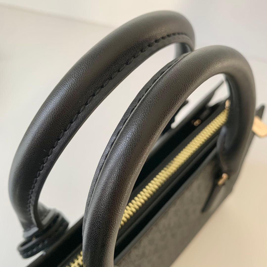 【マイケルコース】ハンドバッグ　ショルダーバッグ　2way シグネチャー　黒