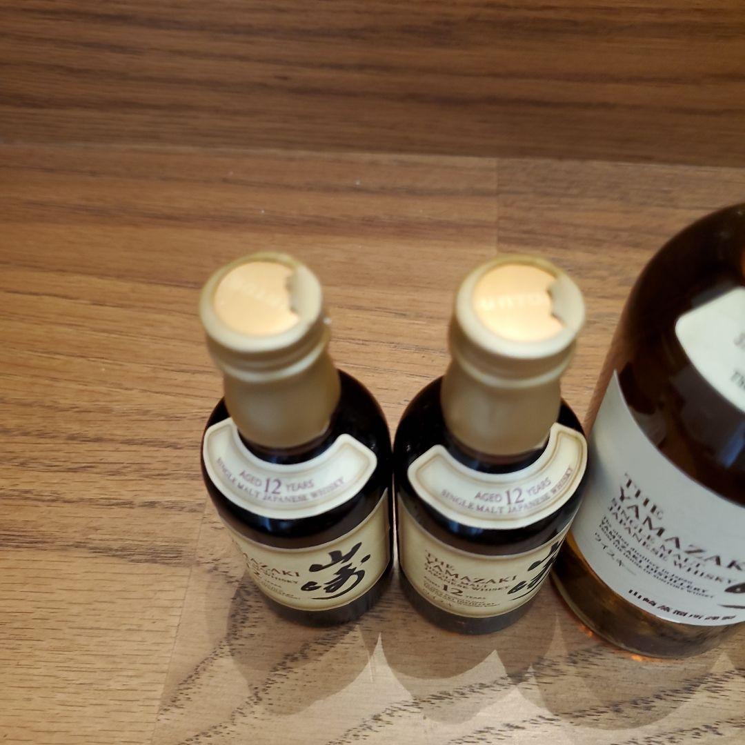 山崎12年と山崎と白州ウイスキーミニボトルセット