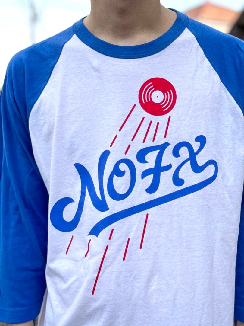 新品未使用 NOFX ラグランTシャツ Los Dodgers Lサイズ