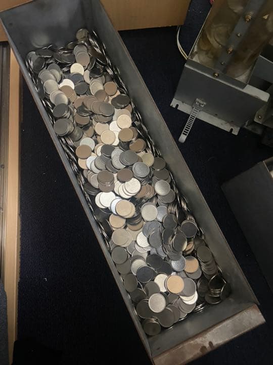 セール中 スロット用 無地メダル 25パイ 4,000枚超 スロット用 無地