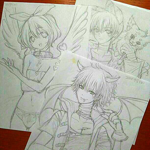 鉛筆イラストオーダー 【オーダー一旦終了】