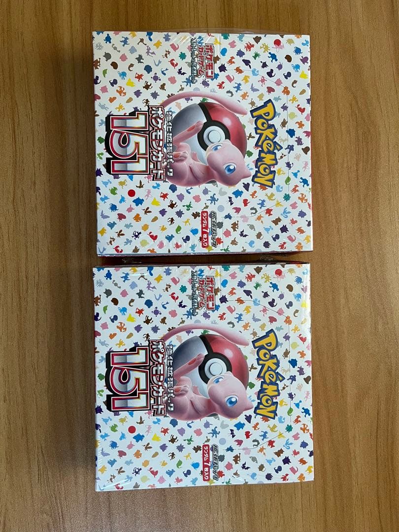 ポケカ 未開封 シュリンク付き ポケモンカード151 2Box ポケモンカード