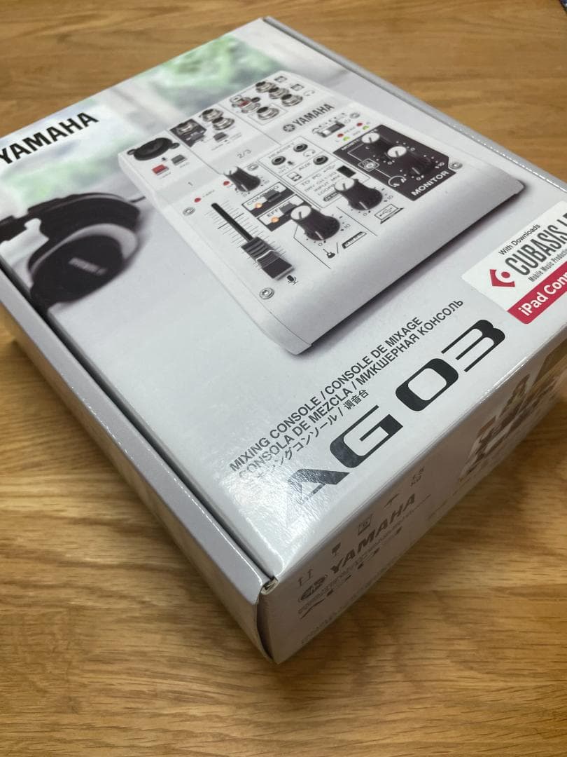 箱・付属品あり】YAMAHA AG03 ミキシングコンソール（おまけ付）