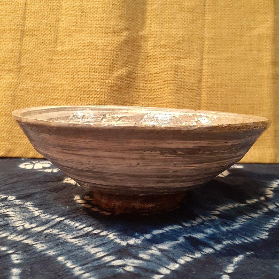 故、石田陶春　作　三島手茶碗