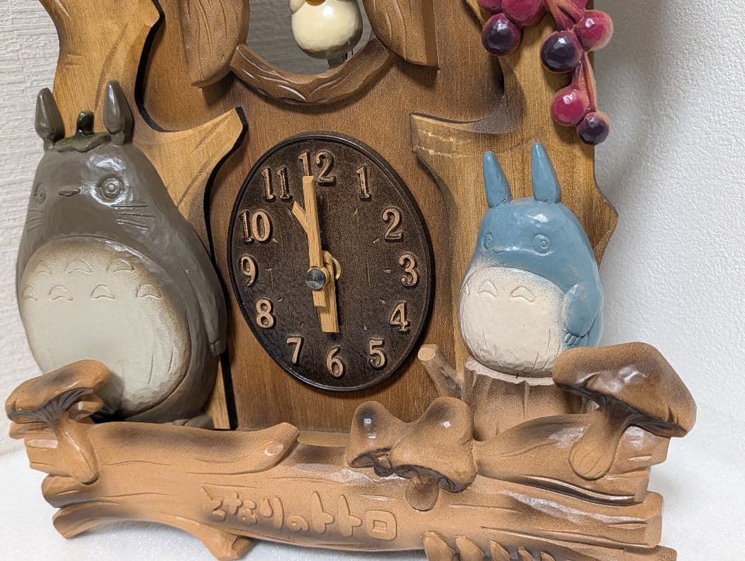 リズム時計 キャラクタークロック となりのトトロ　振り子時計