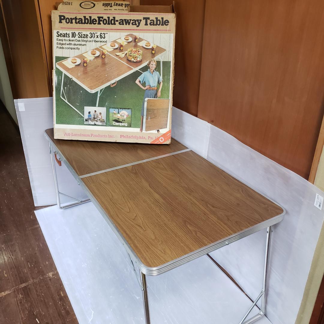 【箱付き】フォールディング テーブル アメリカ製 ビンテージ 73dcab7af1843cd7bf33e937dfc72e