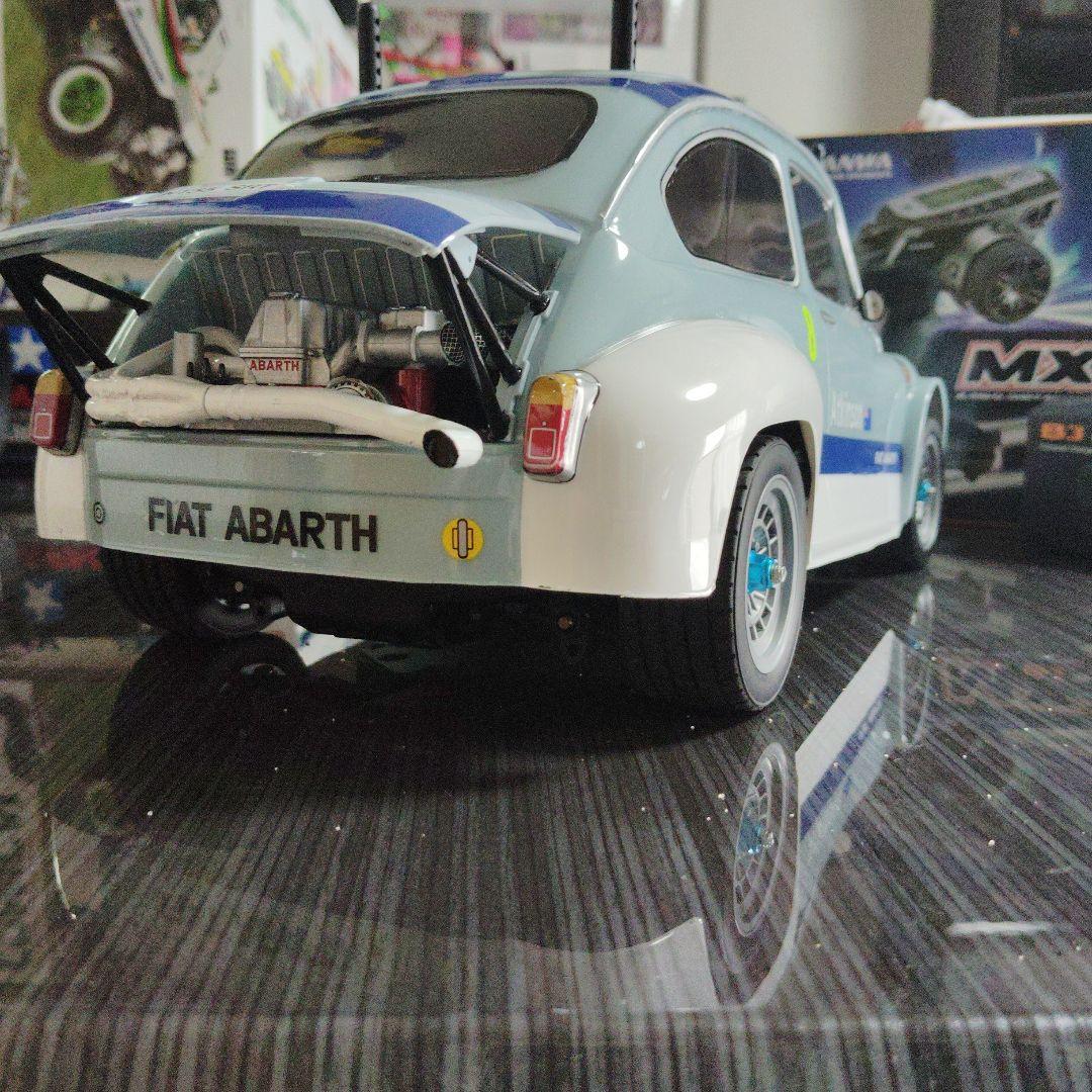 タミヤ 1/10 フィアットアバルト オプション 多数サンワMX 6プロポ付