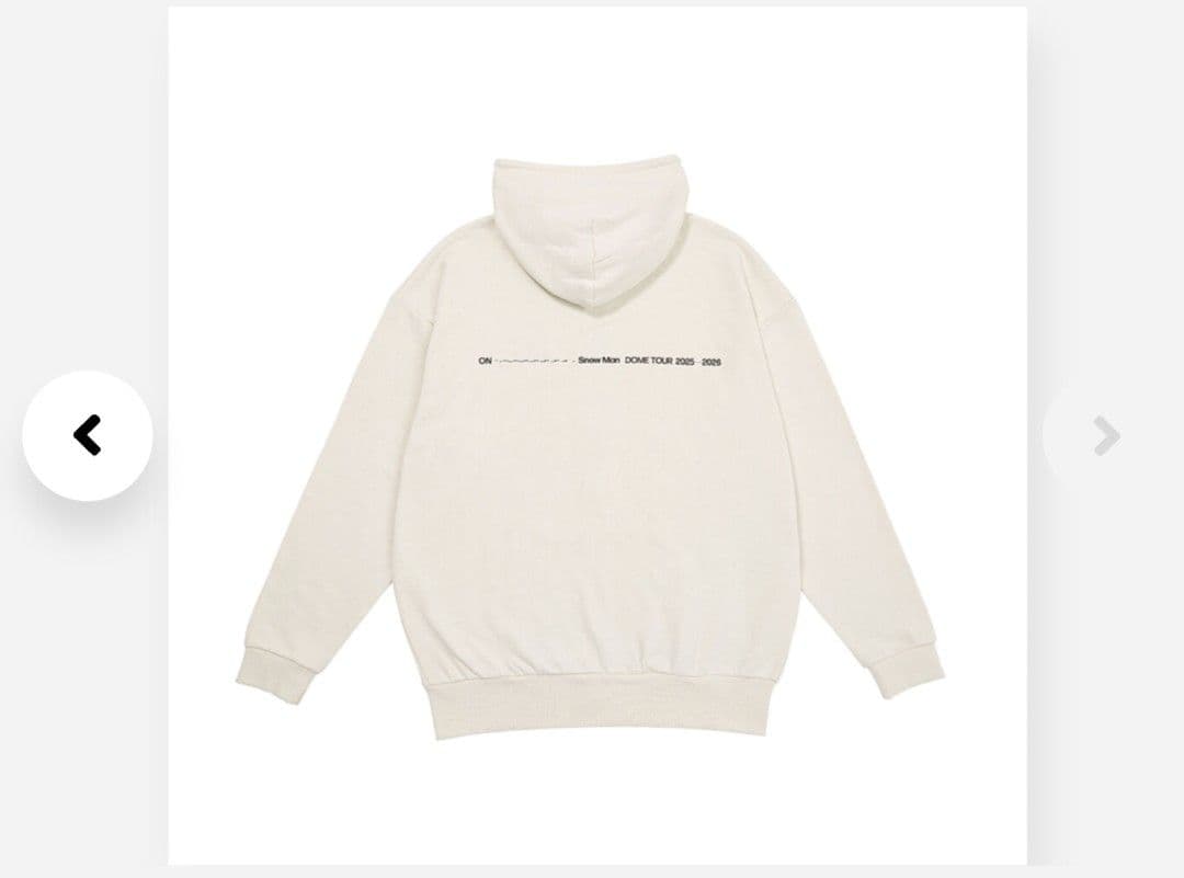 Man ON ツアーグッズ【いつもより大きいサイズ(XL)】パーカー
