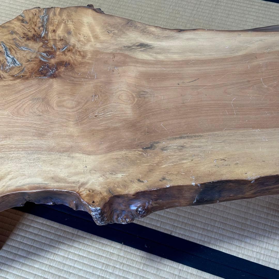 定価56万　極上★天然木　無垢　リビング　ロー　テーブル　　良質木目