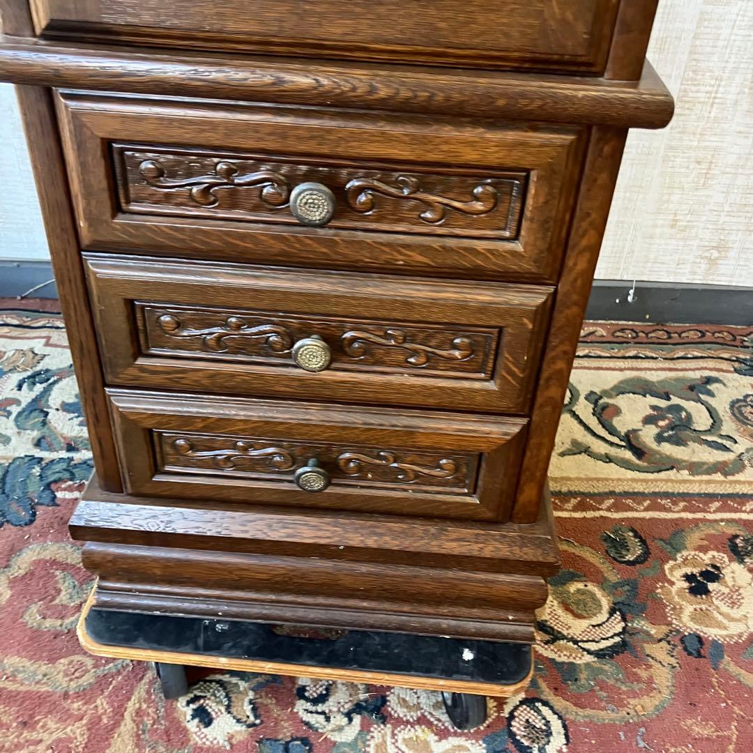 昭和レトロ シチズン クリストロン ホールクロック 柱時計 飾り棚