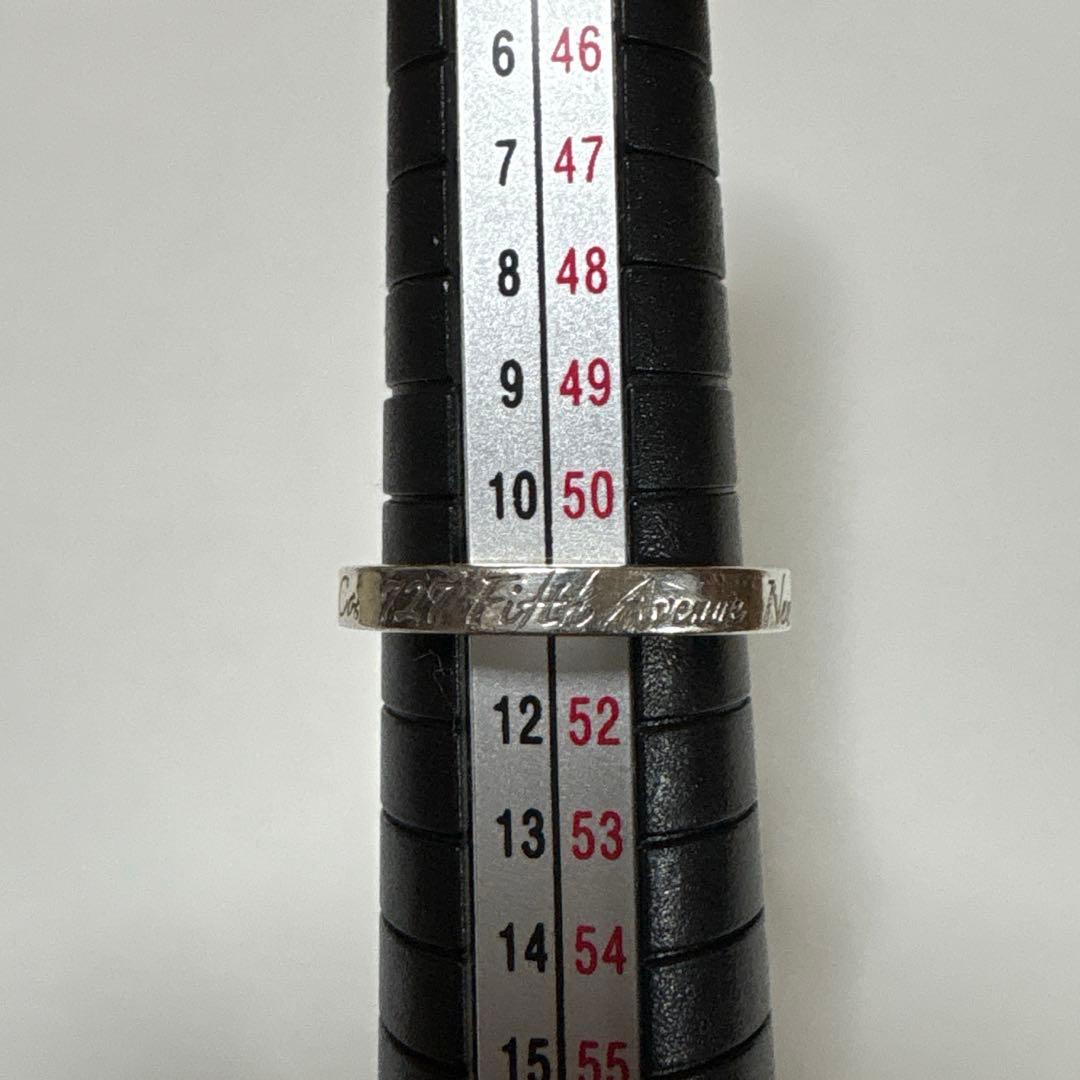 TIFFANY ティファニーリング ノーツナロー ニューヨーク SV925