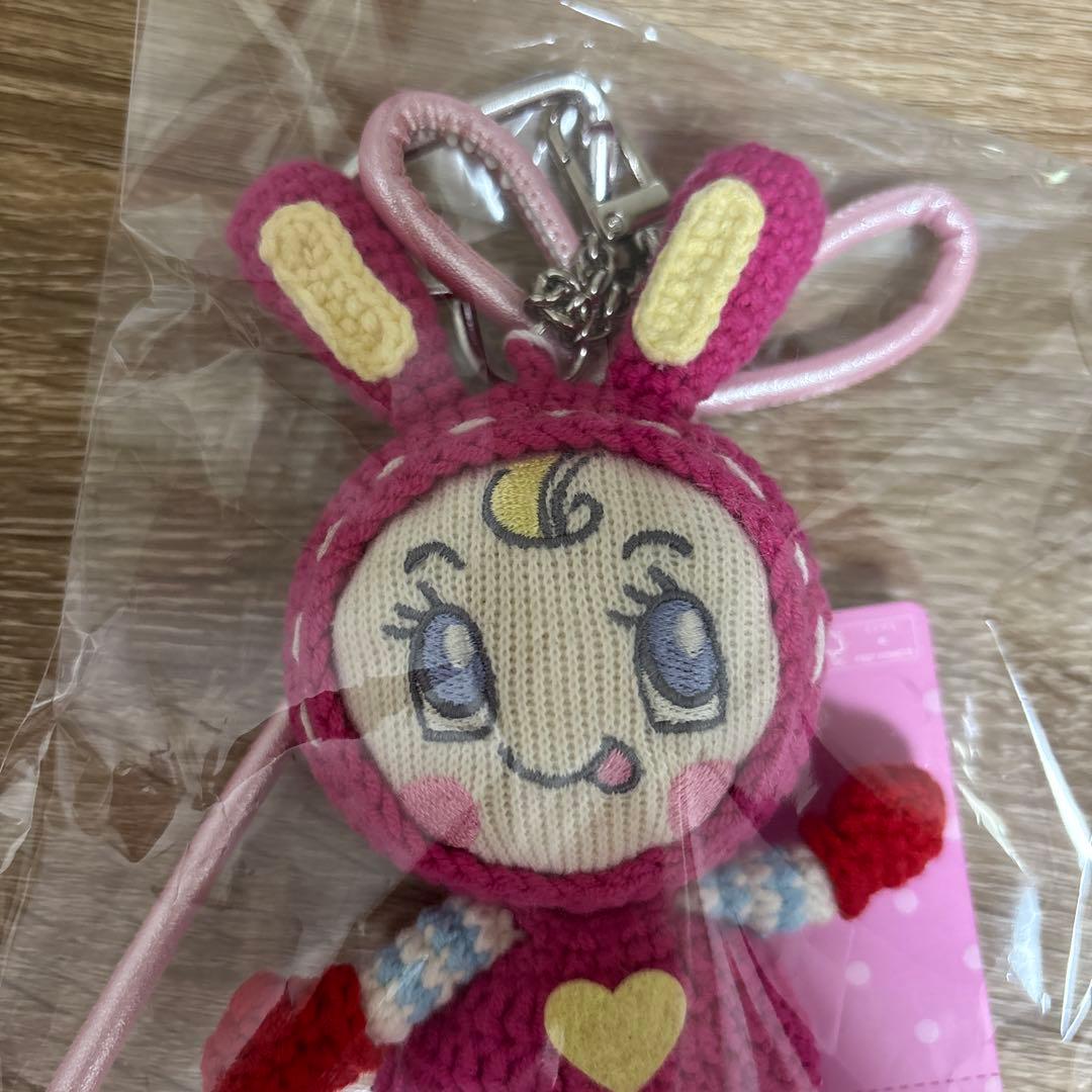 メゾピアノ ベリエちゃん 編みぐるみ ぬいぐるみマスコット ピンク