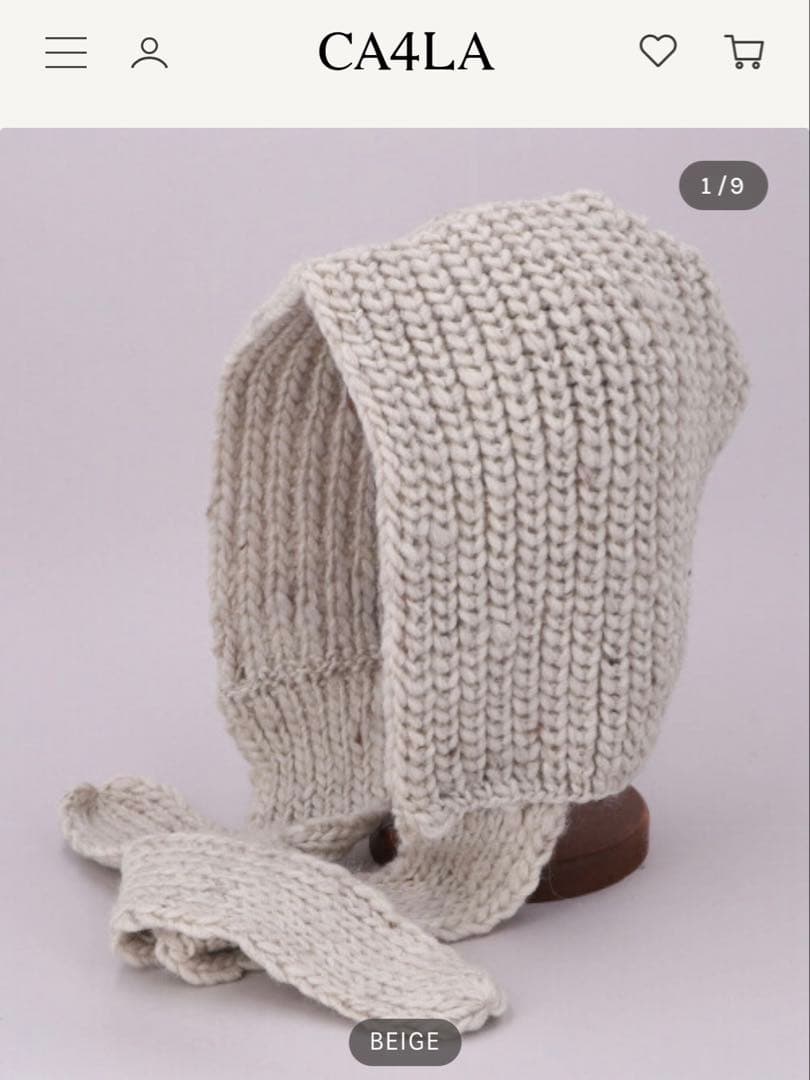 帽子 ca4la KNIT HOOD BABUSHKA CA4LA｜KNIT HOOD BABUSHKA | Rakuten Fashion(楽天ファッション／旧