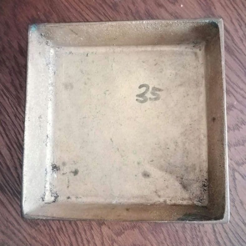 逸品 真鍮 灰皿 ミッドセンチュリー オブジェ スウェーデン