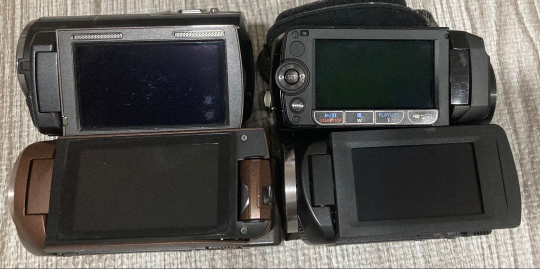 ビデオカメラ12台まとめ売り　※動作未確認