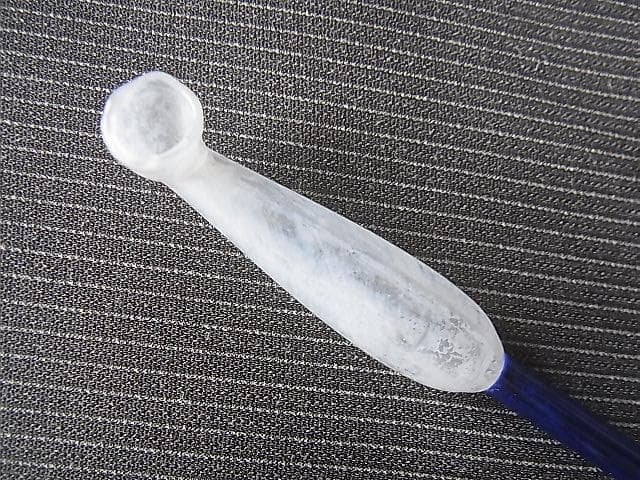 7-1】煙管 骨董品 ガラスのキセル